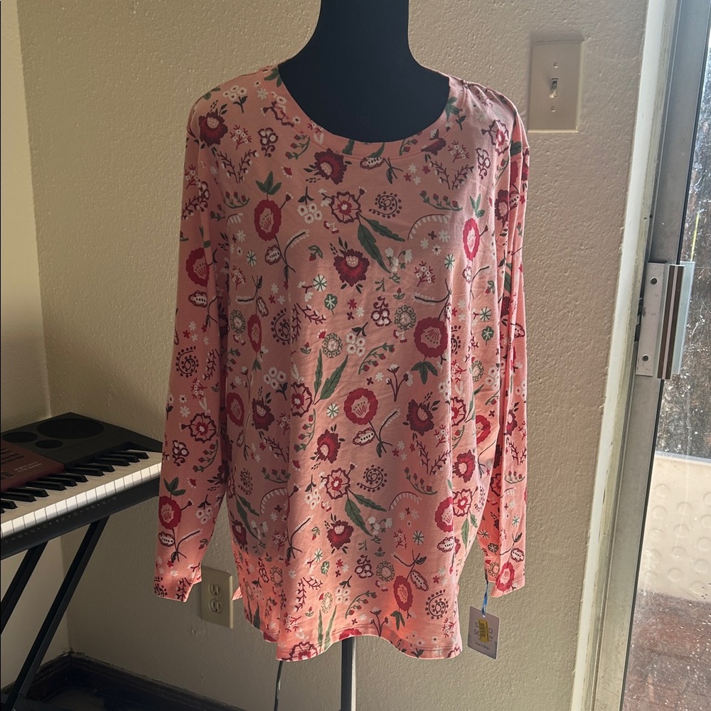Floral Pink Women's Top
